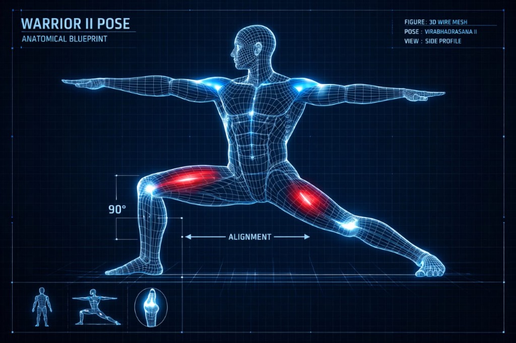 Warrior II reference posture